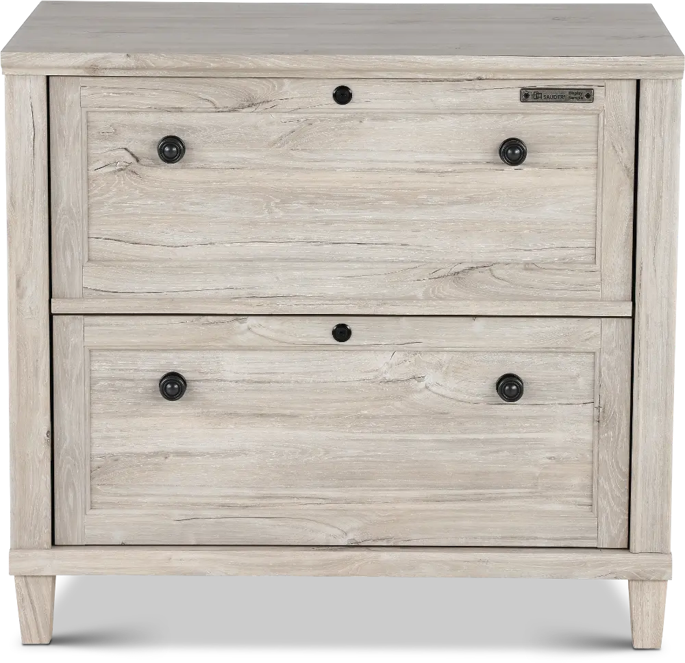 Hammond Chalk Oak Lateral File Cabinet-1