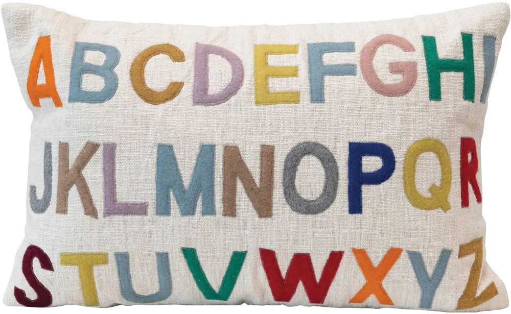 DF4528/ALPHABET-PILW Multicolor Pillow With Alphabet-1