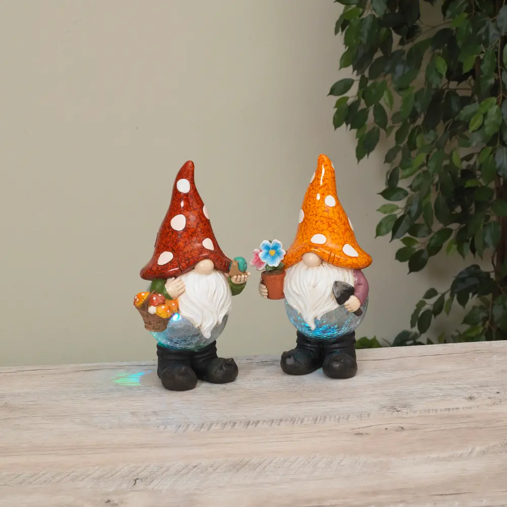 Light Garden Gnome With Ball-1