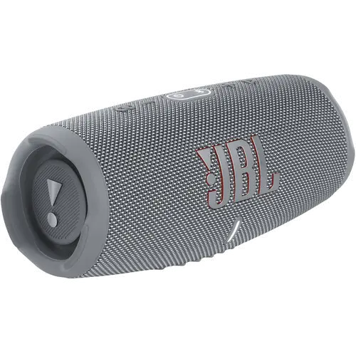 JBLCHARGE5GRYAM JBL Charge 5 Portable Bluetooth Speaker - Gray-1