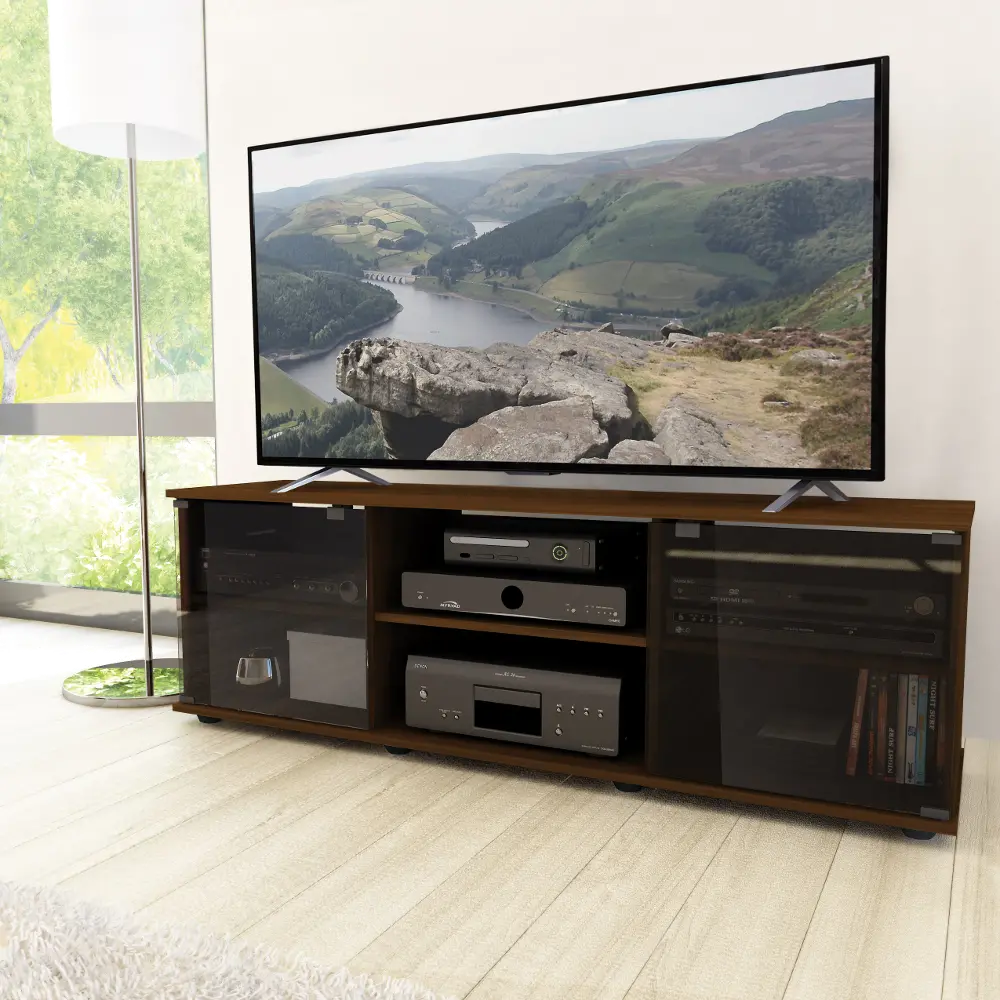 Fiji Contemporary 60  Maple Wooden TV Stand-1