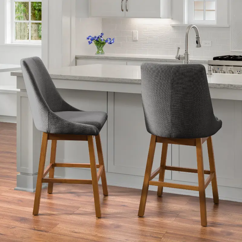 Back Counter Height Stools Rc Willey, Gray Counter Height Bar Stools With Backs