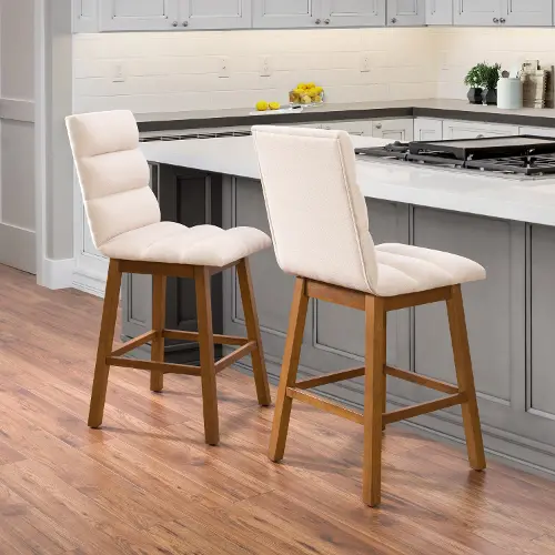 Set of two discount bar stools with backs