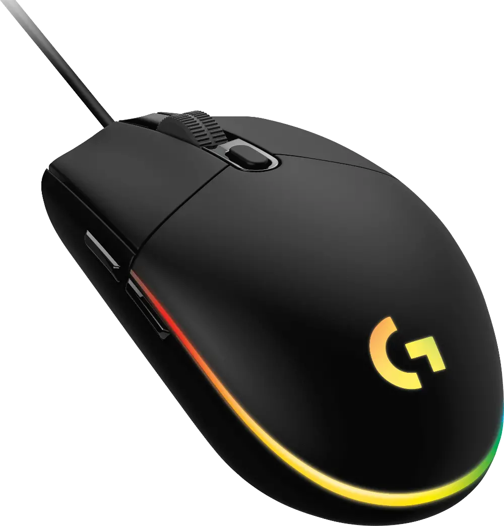 Logitech Black G203 LIGHTSYNC Wired Mouse-1