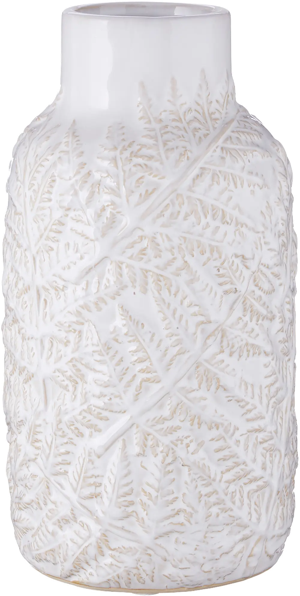 11.5 Inch Leaf Embossed Vase-1