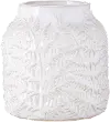 7 Inch Leaf Embossed Vase