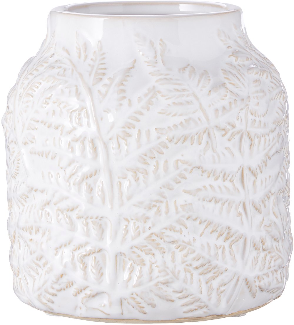 White Flower Pots