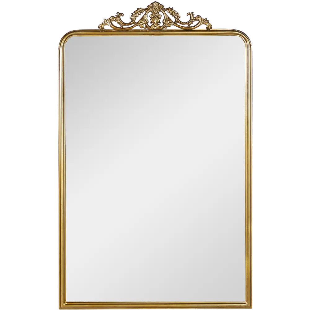 Antique Gold Glass Wall Mirror-1