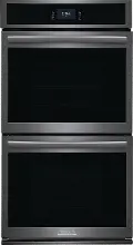 GCWD2767AD Frigidaire Gallery 7.6 cu ft Double Wall Oven - Black Stainless Steel 27 Inch