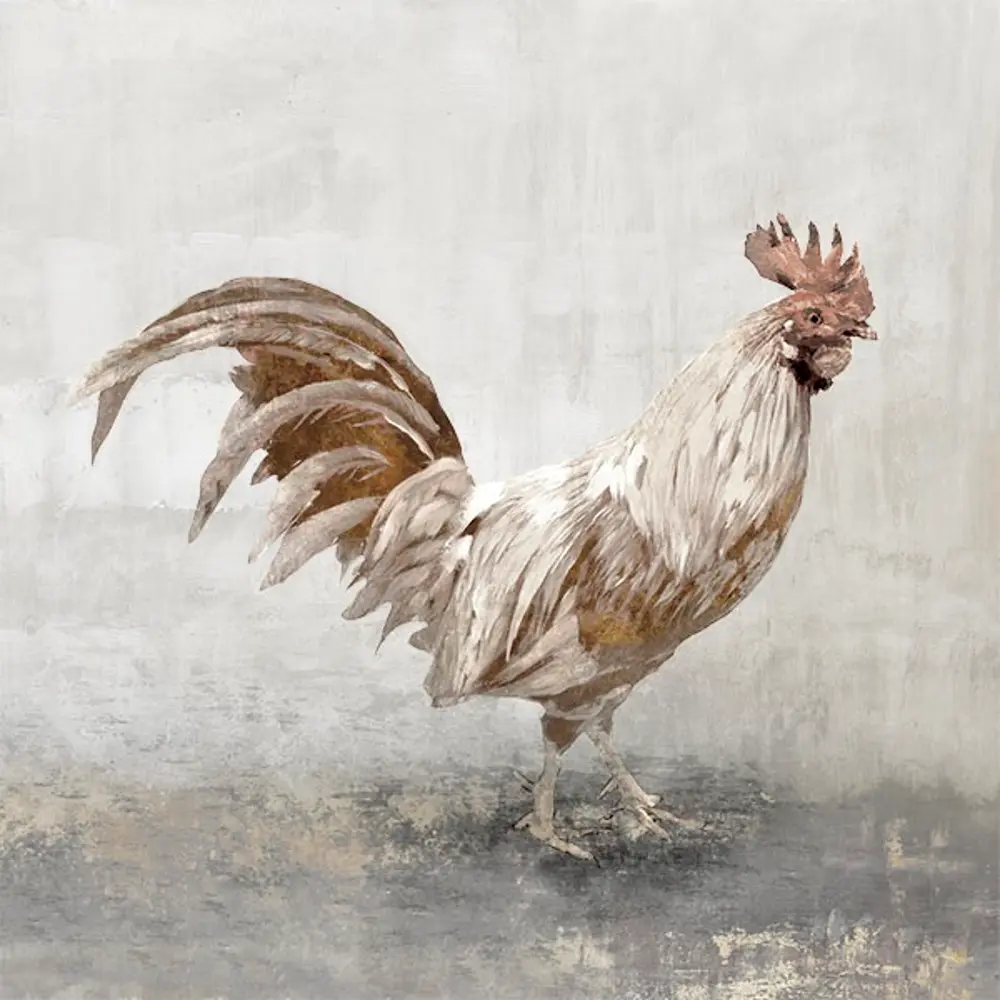 Rustic Rooster  Express Canvas Wall Art-1