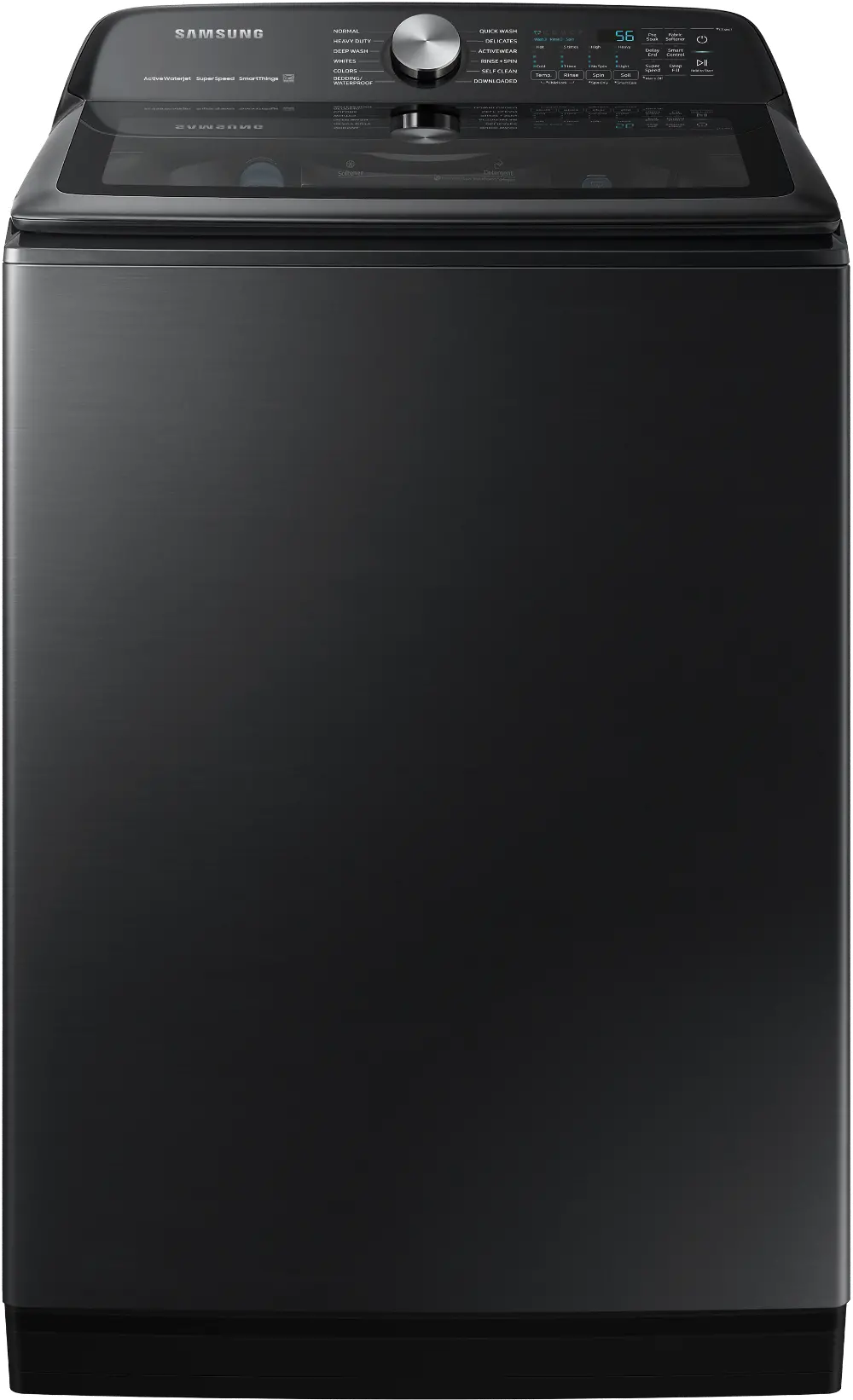 WA51A5505AV Samsung Large Capacity Top Load Washer - Black 51A5505-1