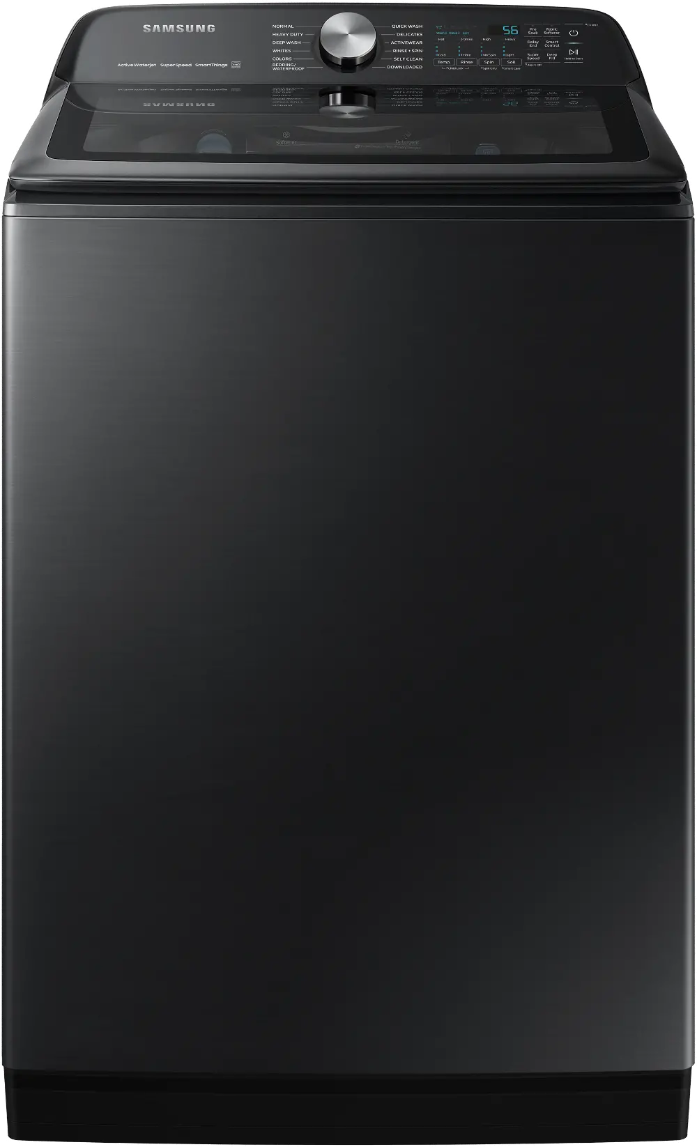 WA52A5500AV Samsung 5.2 cu ft Top Load Washer - Black 52A5500-1