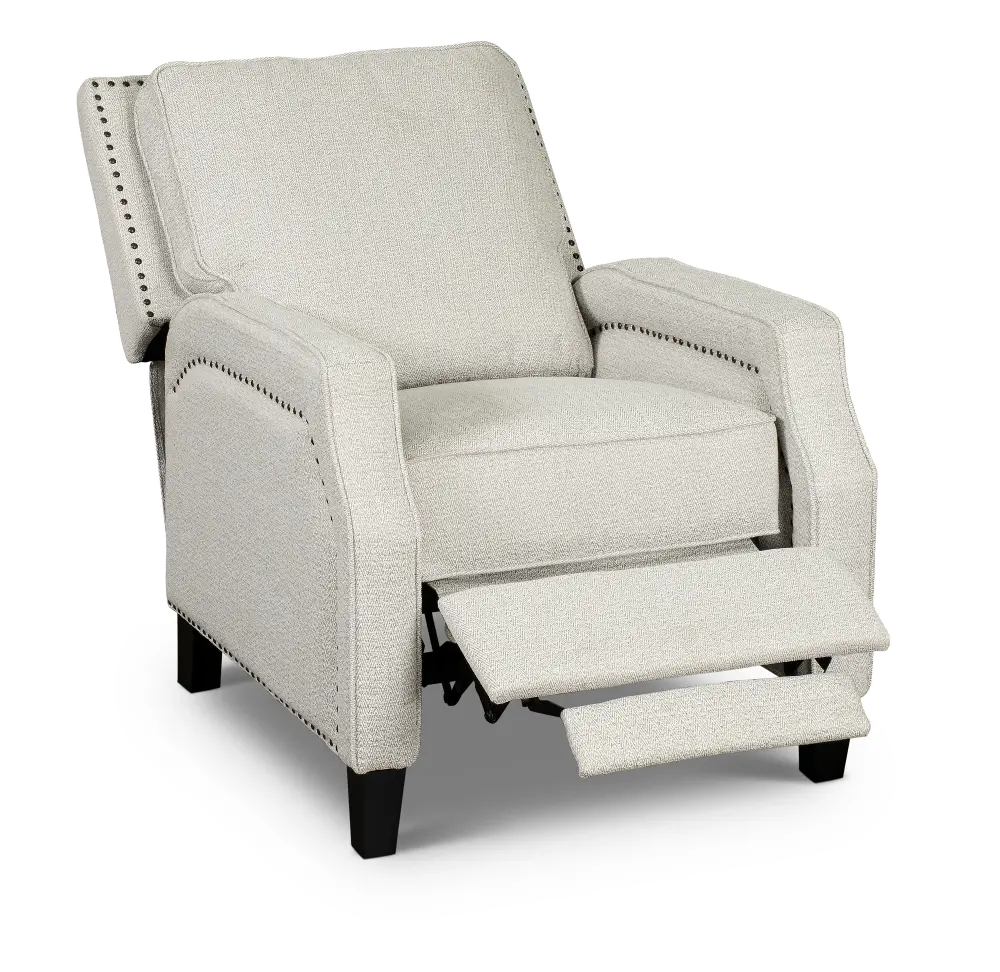 Portico Marble Gray Pushback Recliner-1