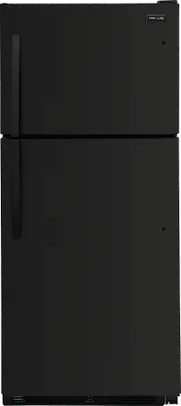 GE Appliances 16.6 Cu Ft. Top Freezer Refrigerator in Black