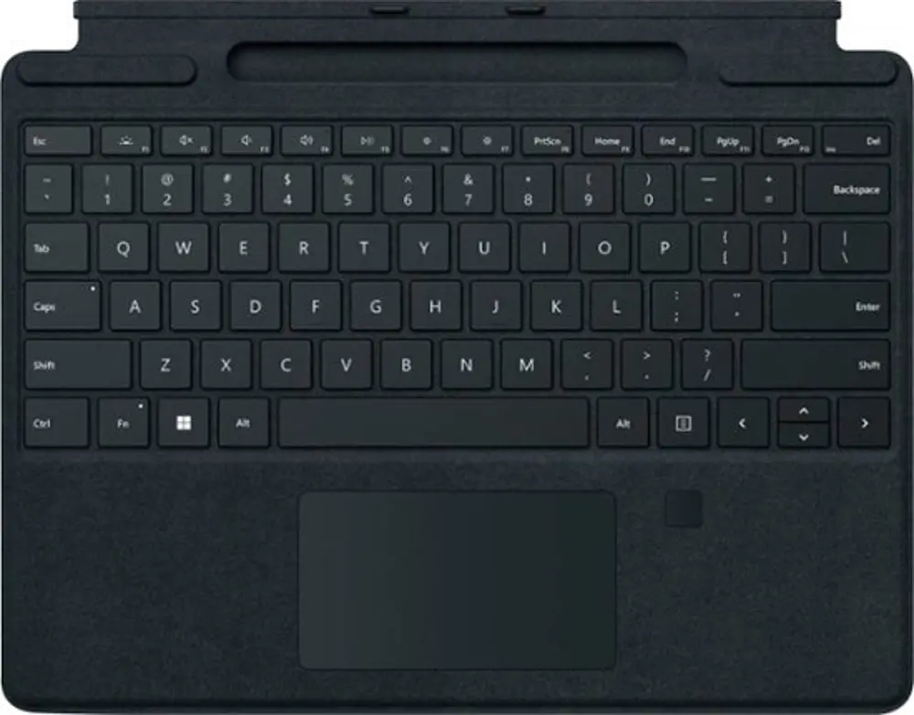 8XF-00001 Microsoft Surface Pro Signature Keyboard with Fingerprint Reader - Black-1