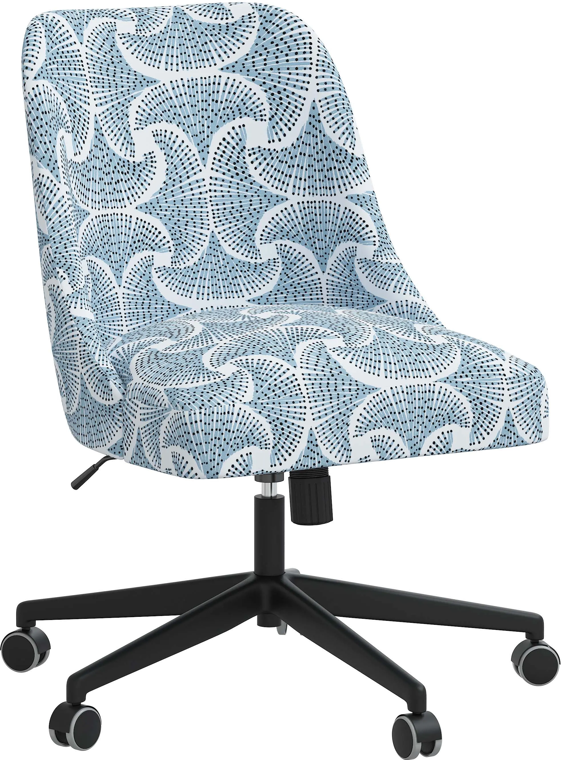 84-9SEFNBLUOGA Spencer Sea Fan Blue Office Chair - Skyline Furnit sku 84-9SEFNBLUOGA