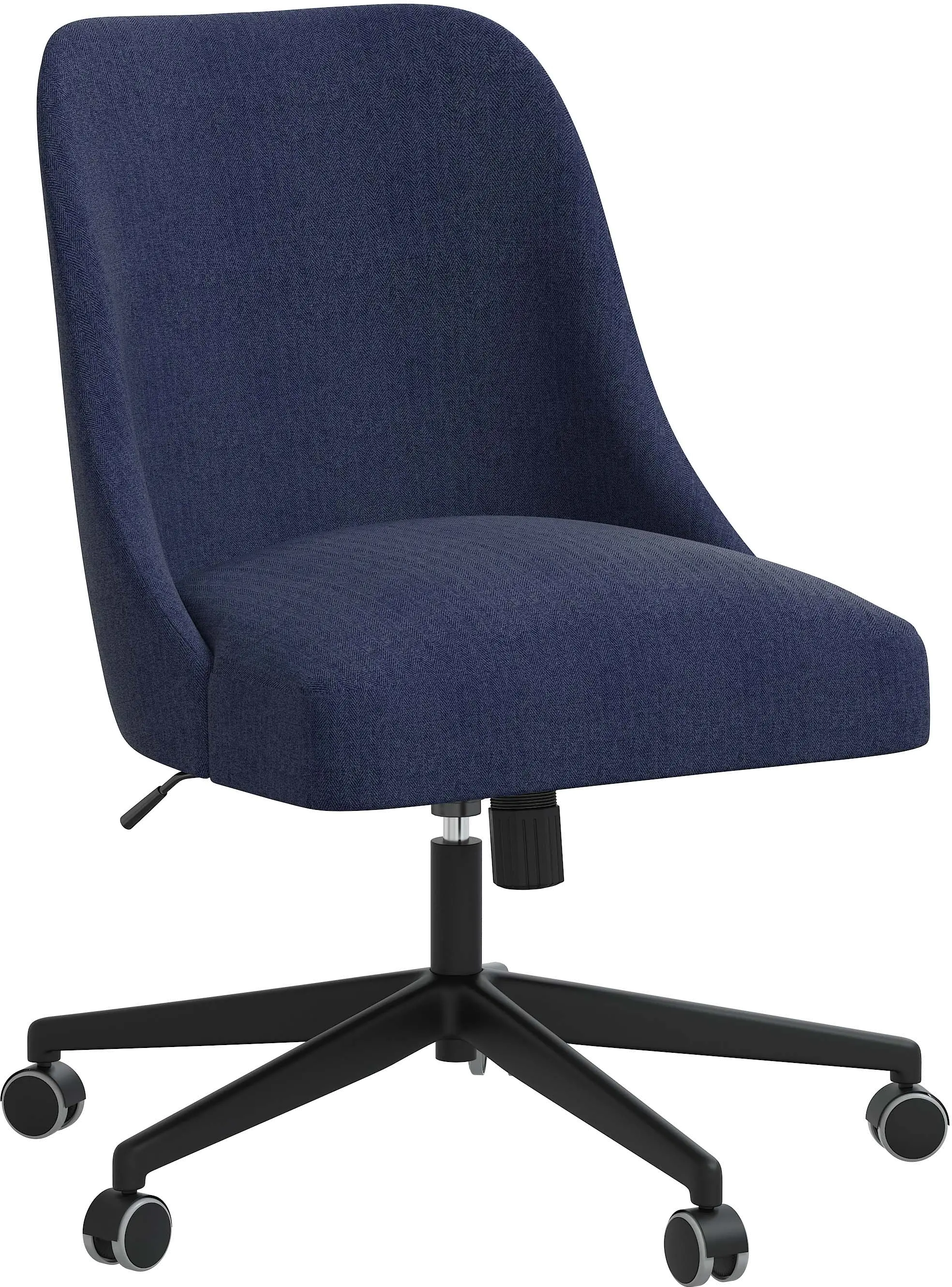 84-9ORLIND Spencer Dark Blue Office Chair - Skyline Furniture sku 84-9ORLIND