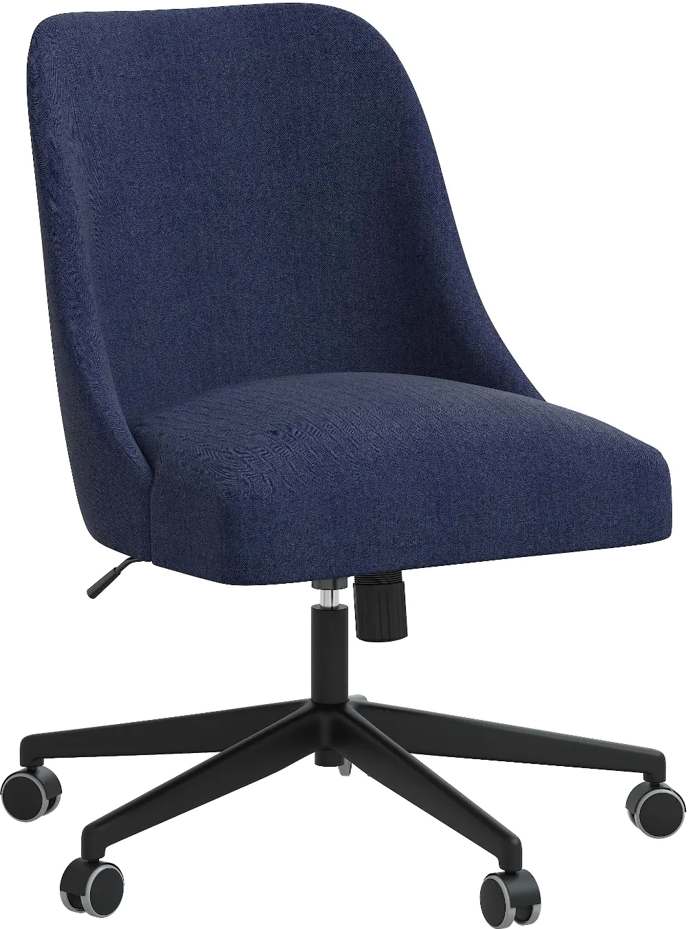 84-9ORLIND Spencer Dark Blue Office Chair - Skyline Furniture-1