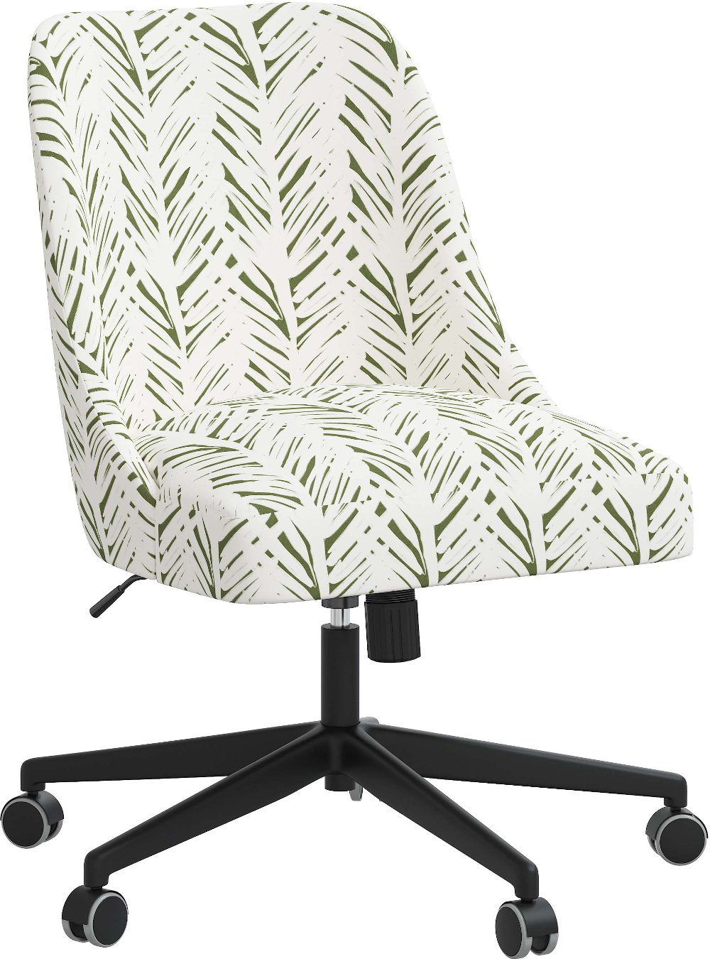 Spencer Brush Palm Leaf Office Chair - Skyline Furniture