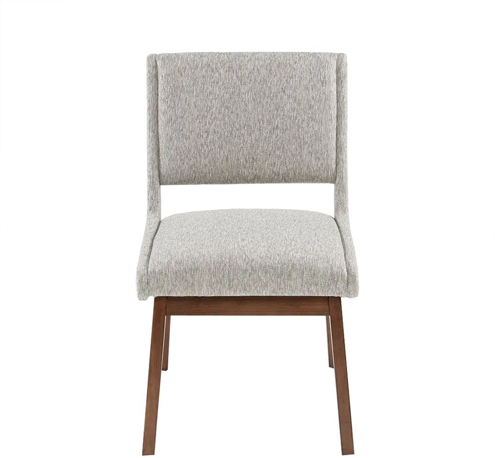 Modern Eclectic Upholstered Gray Dining Room Chair-1