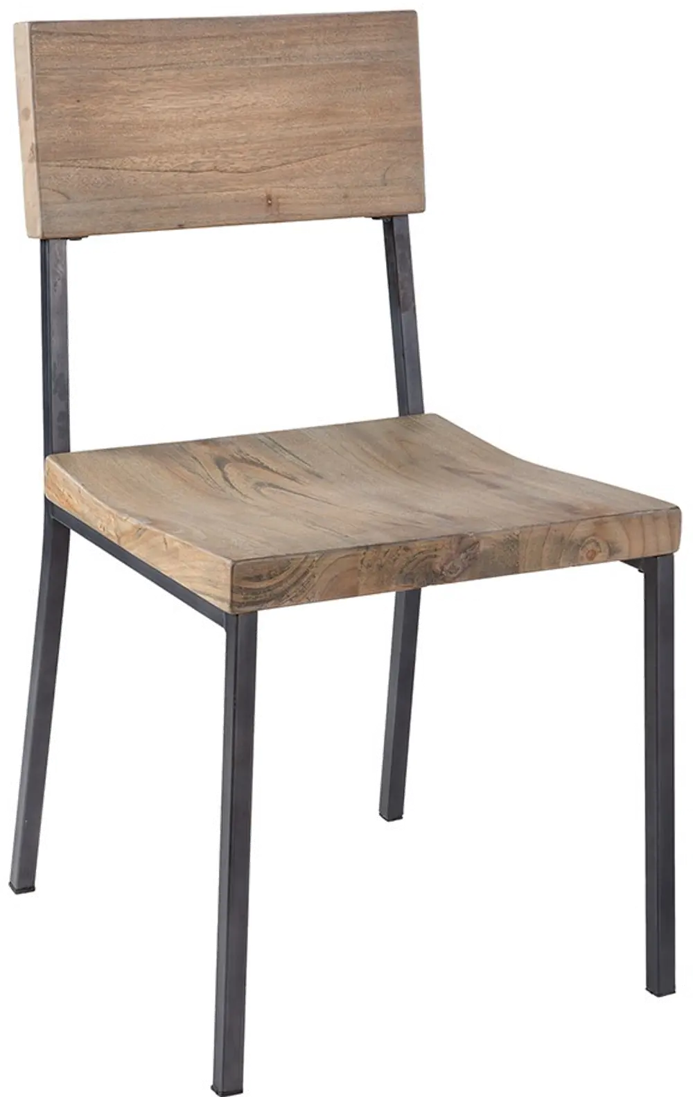 Modern Eclectic Barnwood Dining Room Chair-1