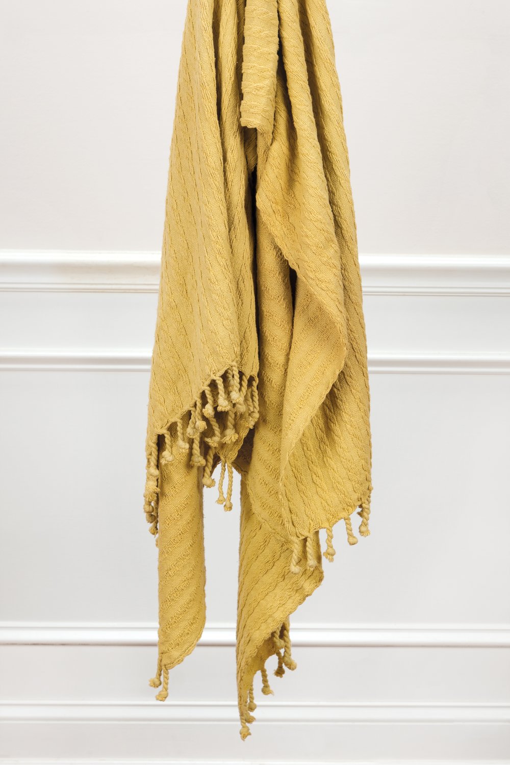 Bishop Gold Throw Blanket