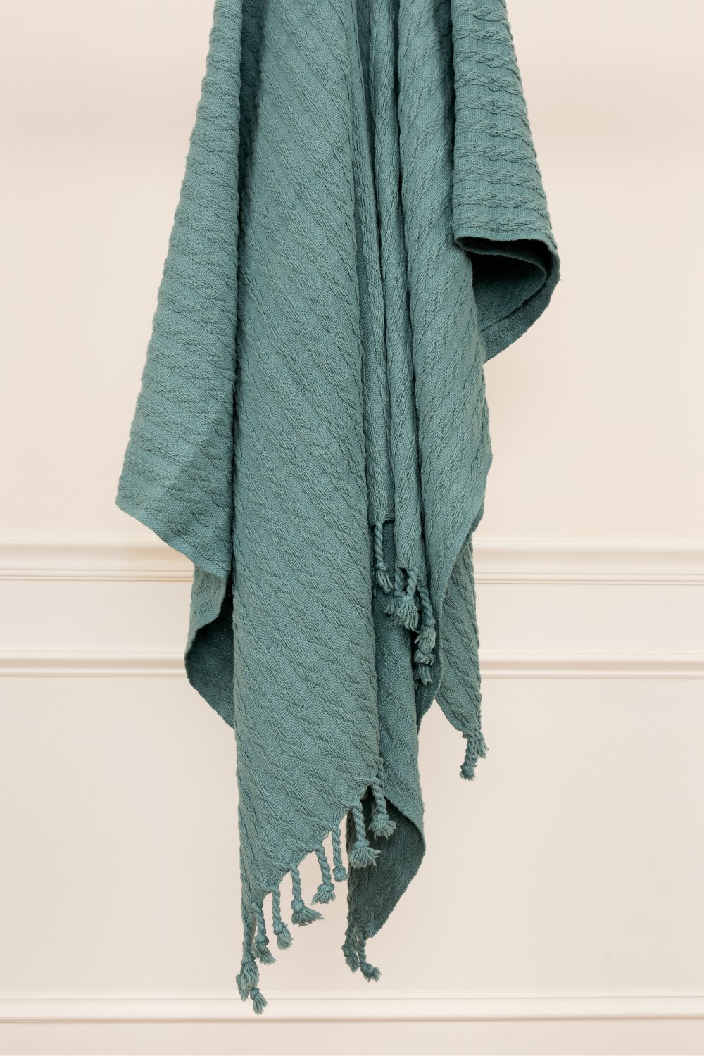 112526446 Bishop Teal Throw Blanket sku 112526446