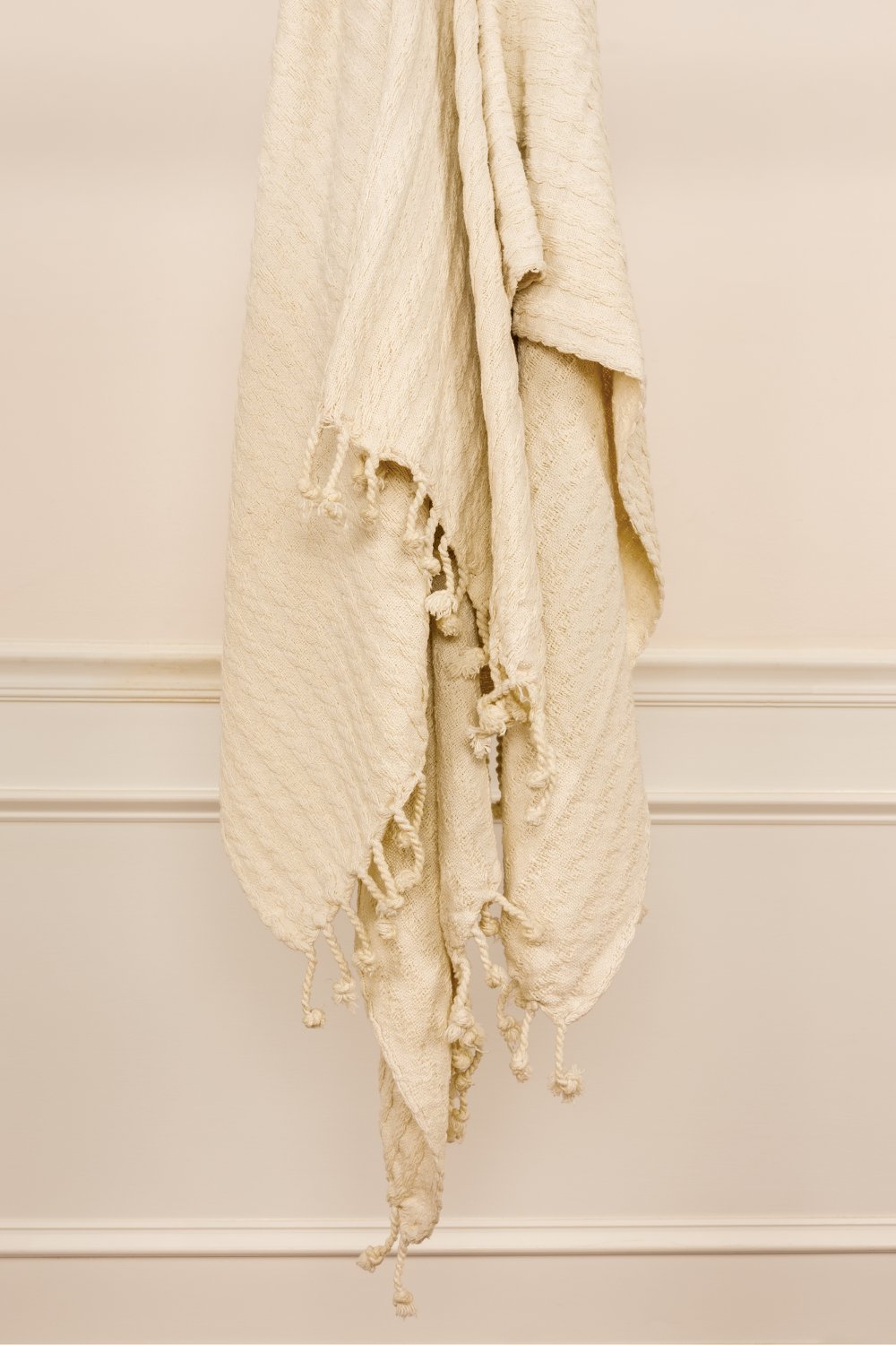 Bishop Ivory Throw Blanket