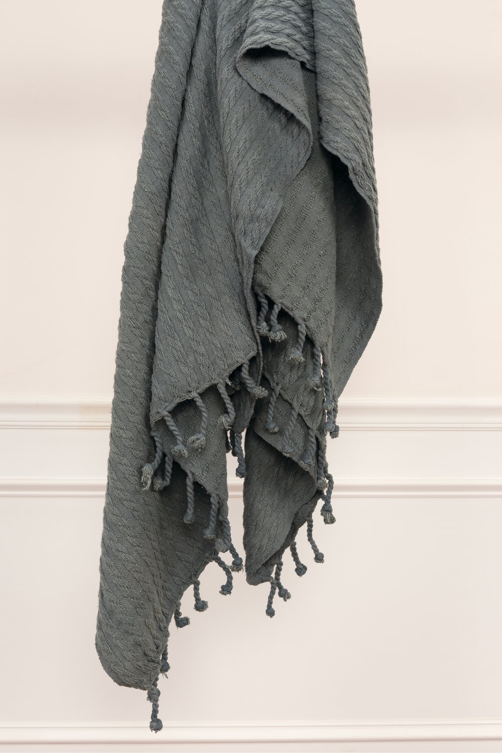 112526489 Bishop Charcoal Throw Blanket sku 112526489