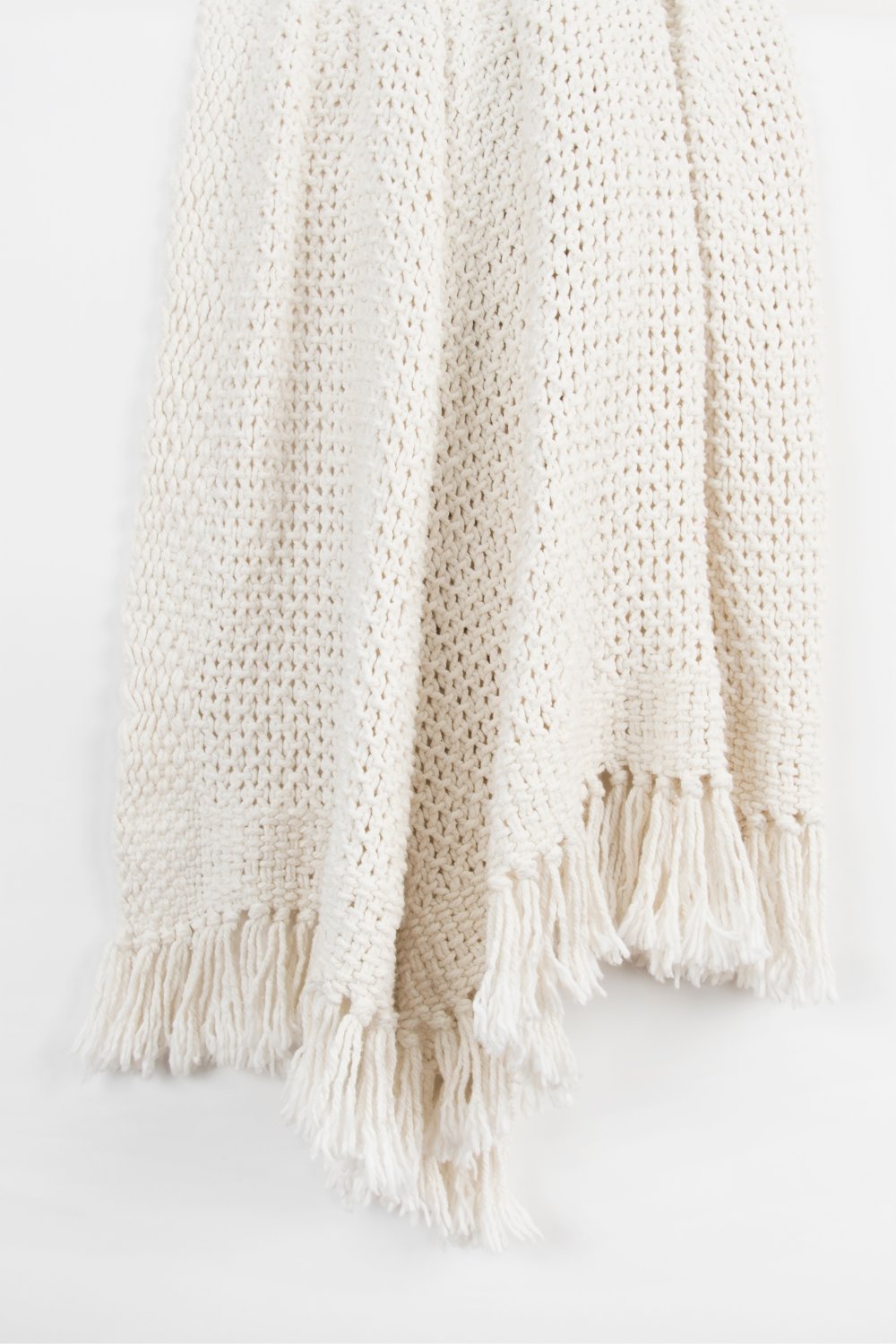 Winston Ivory Throw Blanket