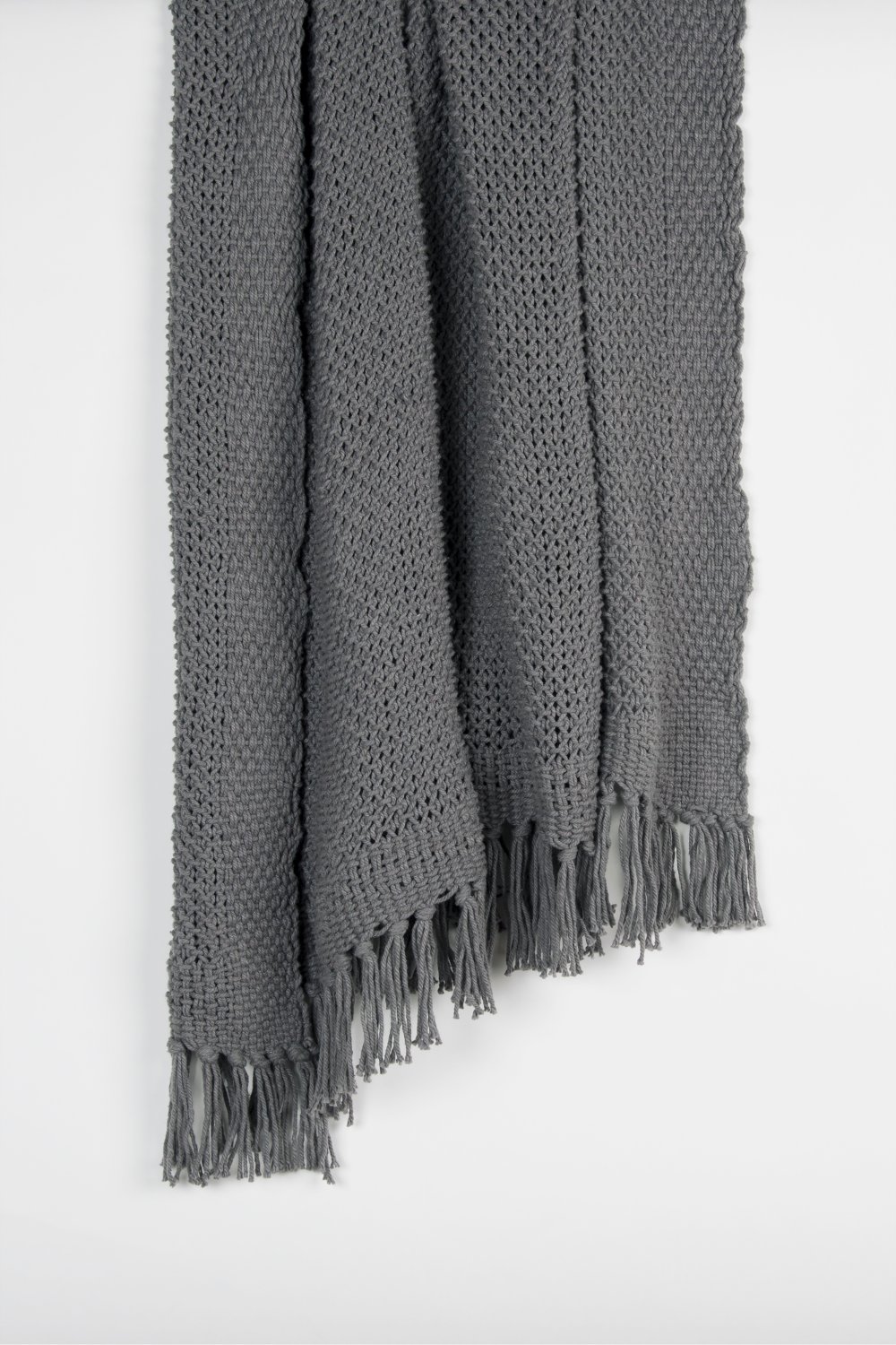 Winston Gray Throw Blanket