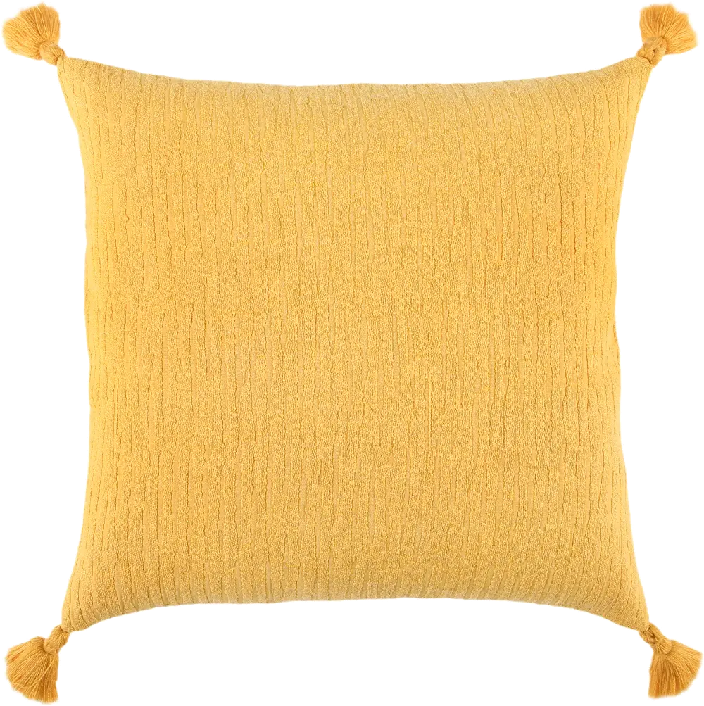 Cleo Yellow Accent Pillow-1