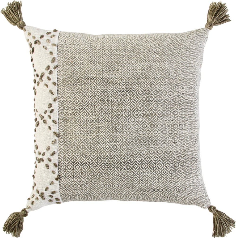 Diamond Taupe Accent Pillow