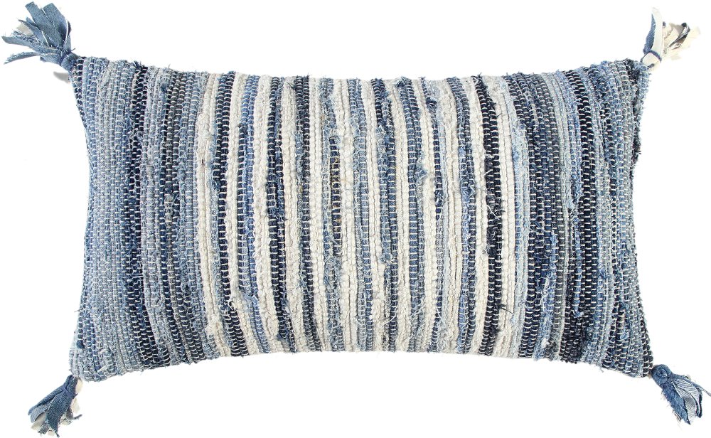 112526926 Ari Blue Accent Pillow sku 112526926