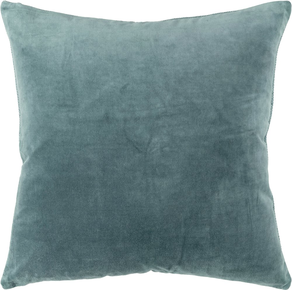 Kathleen Teal Velvet Accent Pillow