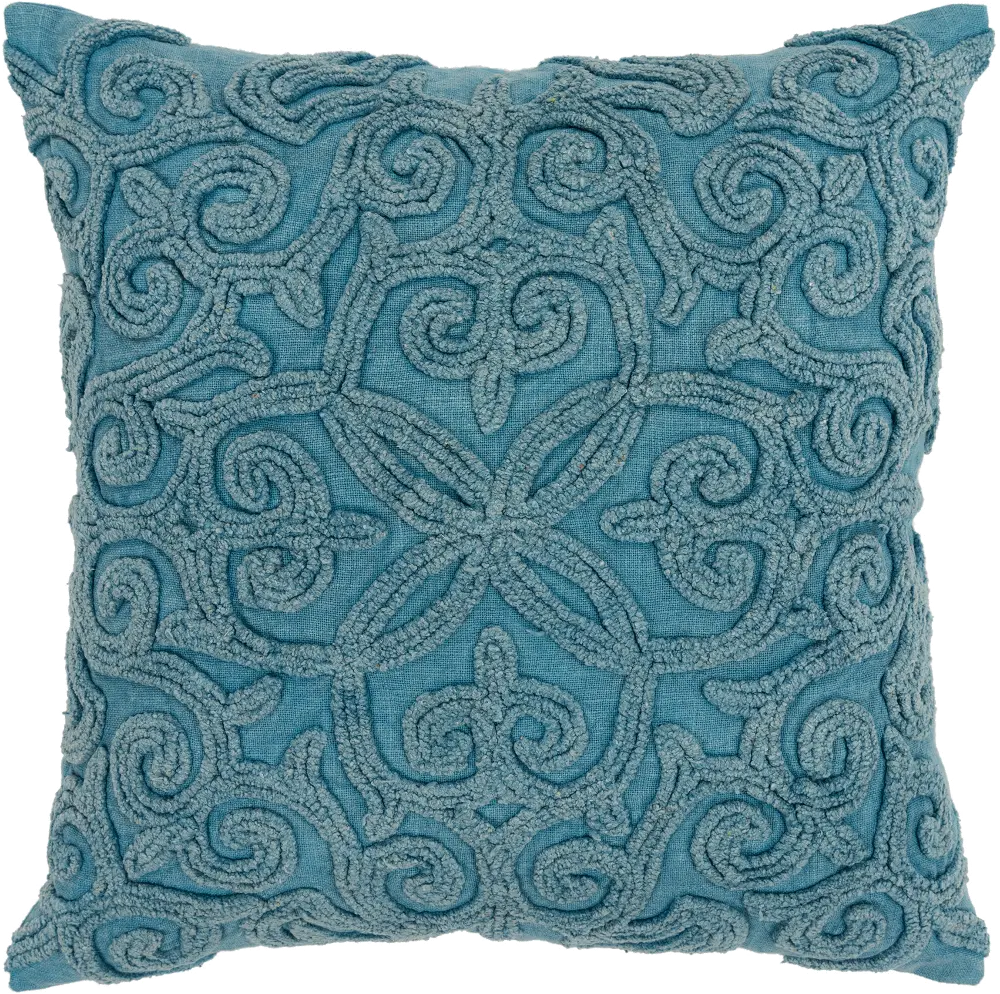 Jessica Blue Accent Pillow-1