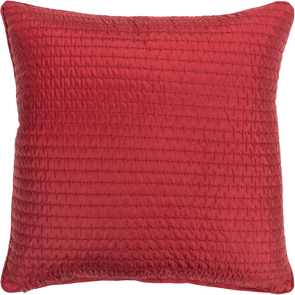 Raquelle Deep Red Accent Pillow-1
