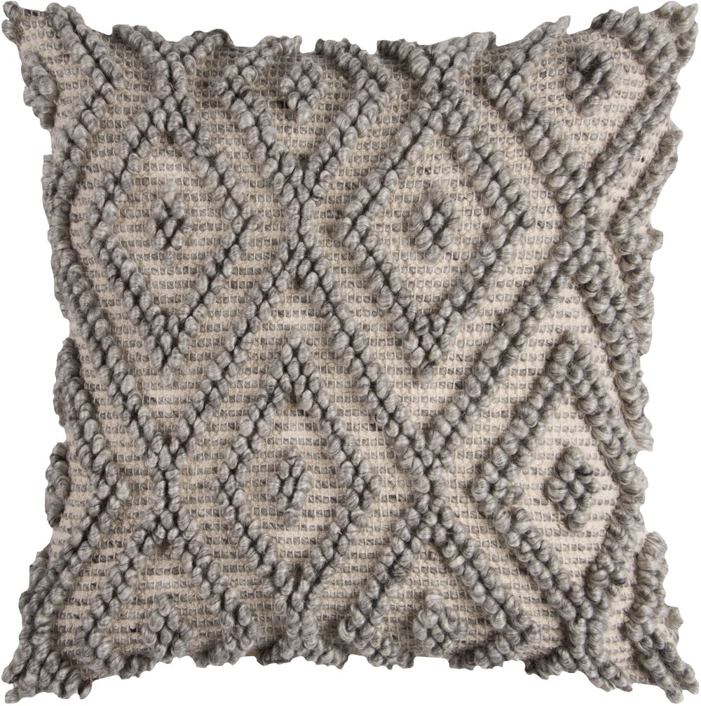 112527892 Diamond Geometric Gray Accent Pillow sku 112527892