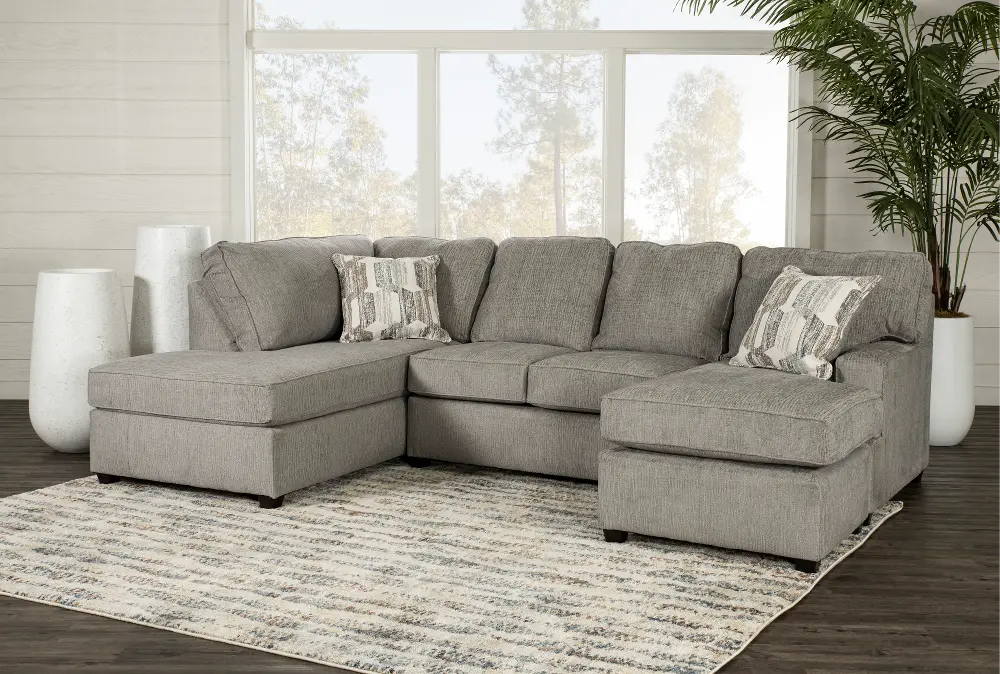 Reed Gray 2 Piece Sectional-1