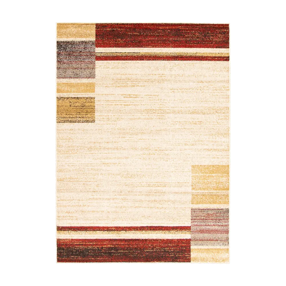 13405 Holland Beige and Red 5x7 Area Rug-1