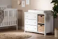 14124 Cotton Candy White Changing Table - South Shore