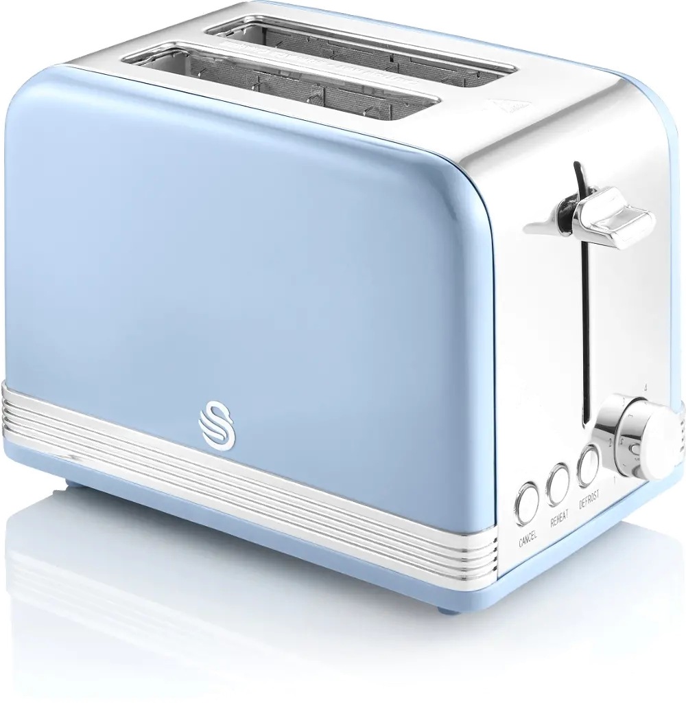Swan Blue Retro 2-Slice Toaster-1