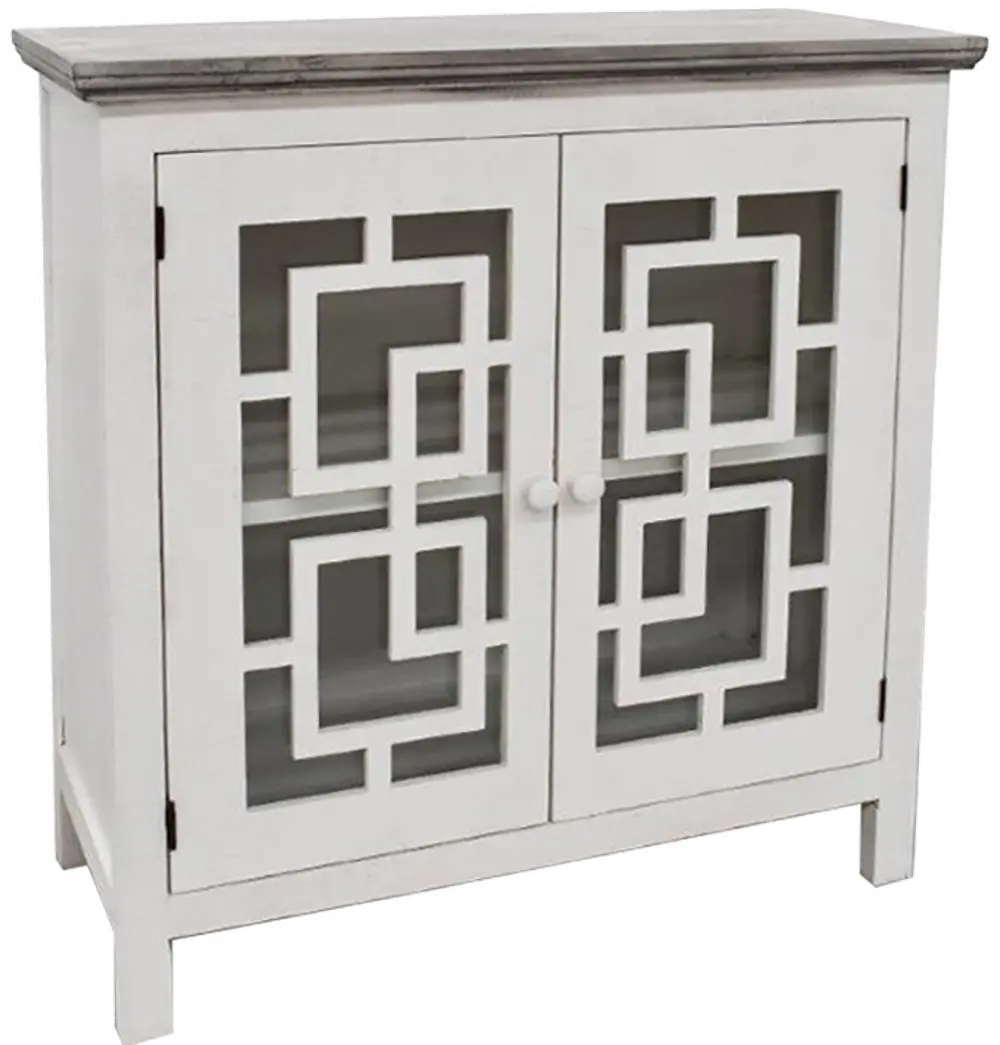 Victoria Two-Door Off-White Cabinet-1