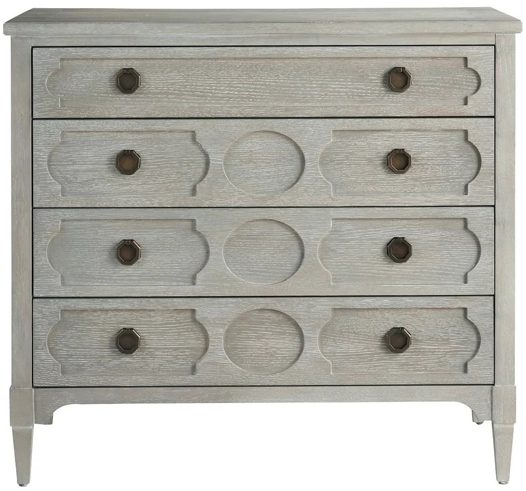 Modern Eclectic Smoke Gray 4 Drawer Chest RC Willey