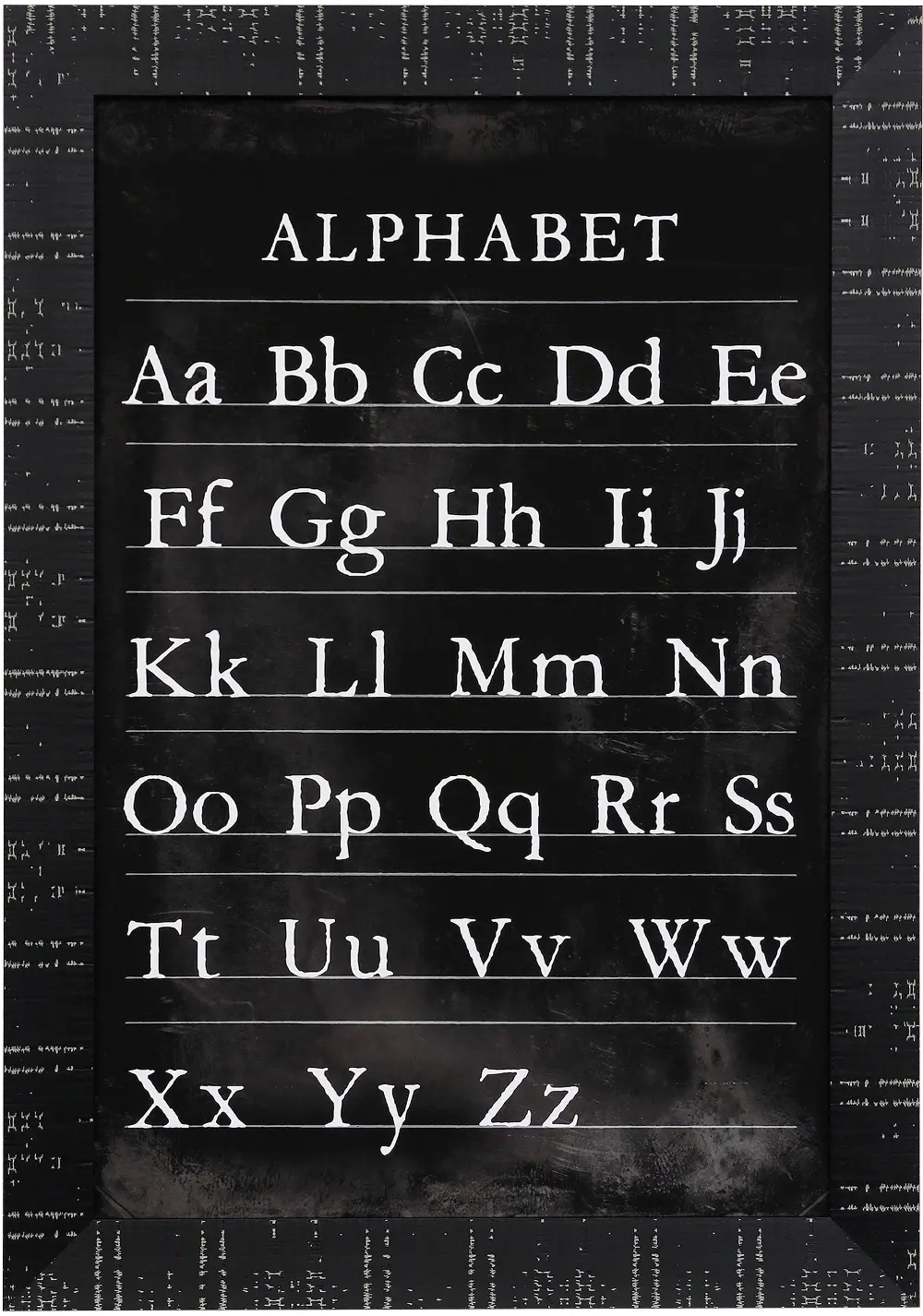 Alphabet Framed Wall Art-1