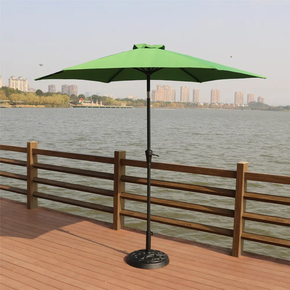 Green Patio Umbrella-1