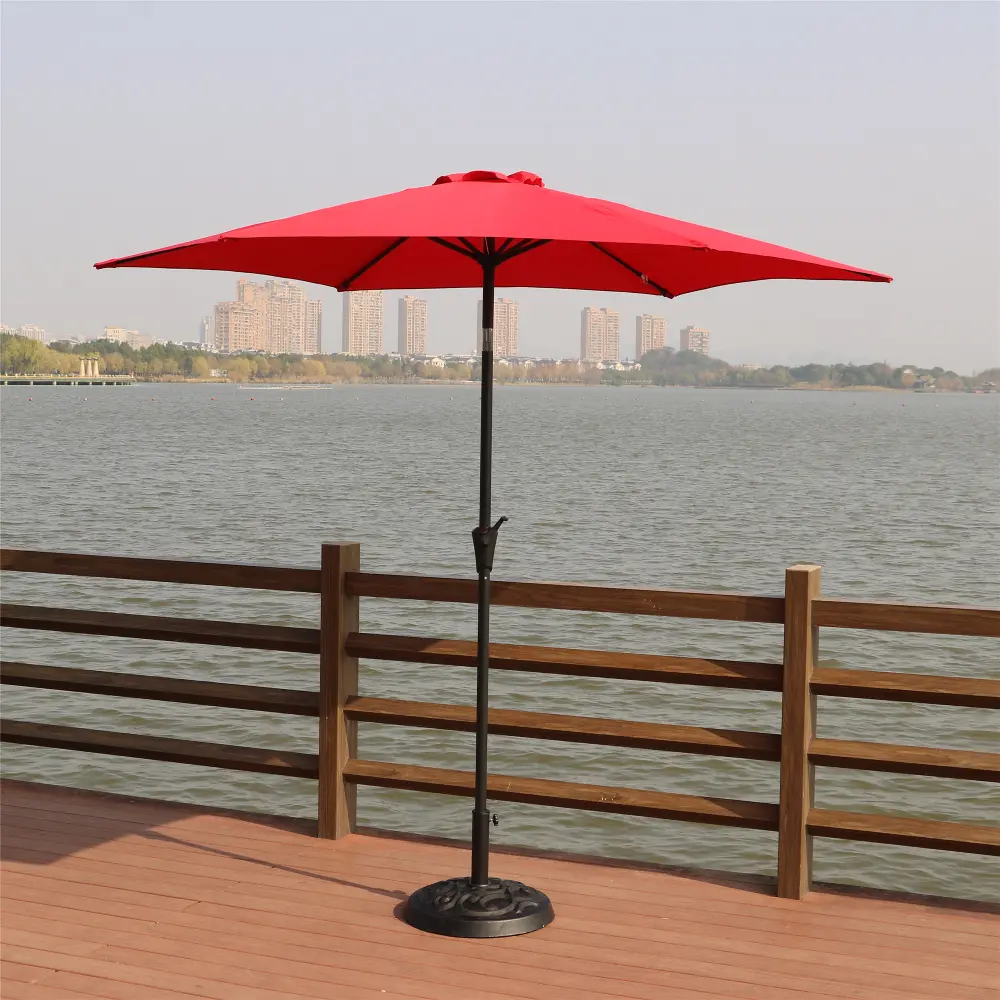 Red Patio Umbrella-1