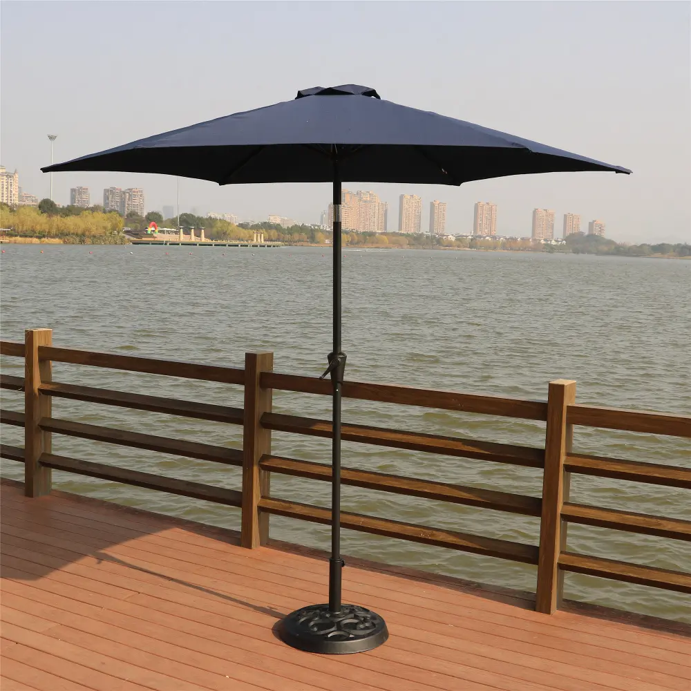 Navy Patio Umbrella-1