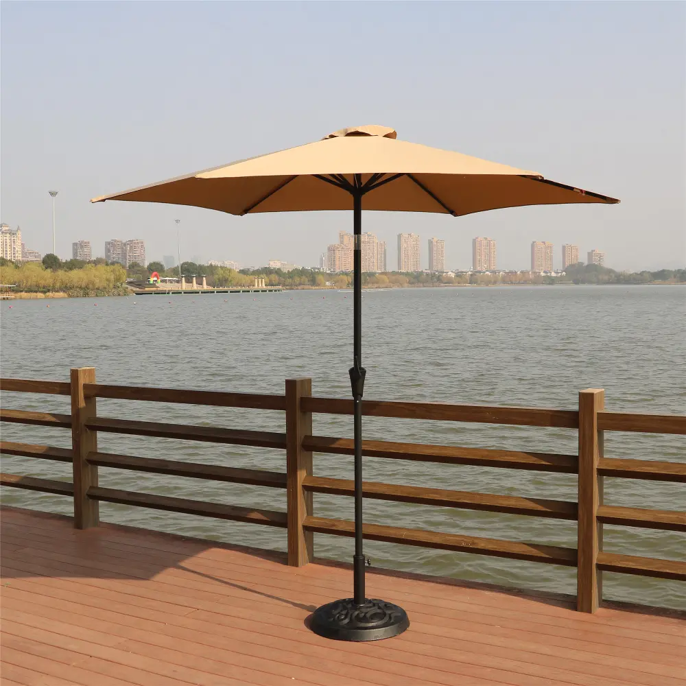 Taupe Patio Umbrella-1