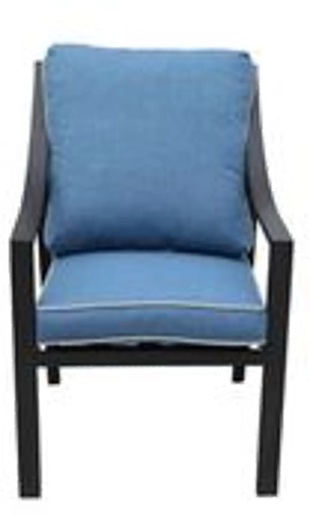 Genoa Blue Dining Chair with Cushion-1